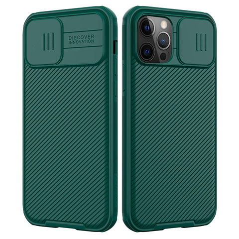 Silikon Hülle Handyhülle Ultra Dünn Schutzhülle Flexible 360 Grad Ganzkörper Tasche C01 für Apple iPhone 12 Pro Grün