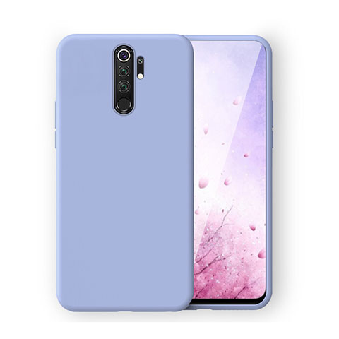 Silikon Hülle Handyhülle Ultra Dünn Schutzhülle Flexible 360 Grad Ganzkörper Tasche C01 für Xiaomi Redmi Note 8 Pro Violett