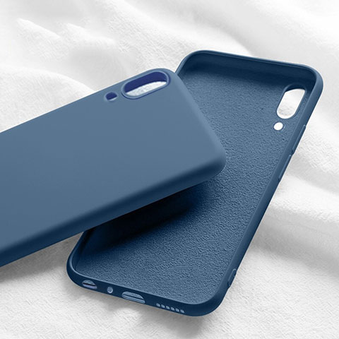 Silikon Hülle Handyhülle Ultra Dünn Schutzhülle Flexible 360 Grad Ganzkörper Tasche C03 für Xiaomi Mi A3 Blau