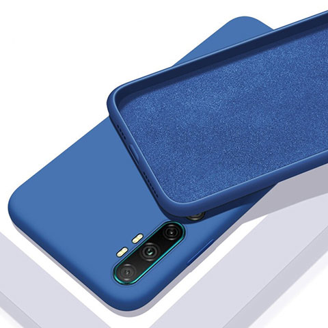 Silikon Hülle Handyhülle Ultra Dünn Schutzhülle Flexible 360 Grad Ganzkörper Tasche C03 für Xiaomi Mi Note 10 Blau