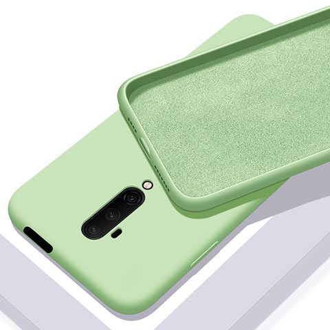 Silikon Hülle Handyhülle Ultra Dünn Schutzhülle Flexible 360 Grad Ganzkörper Tasche C04 für OnePlus 7T Pro Grün
