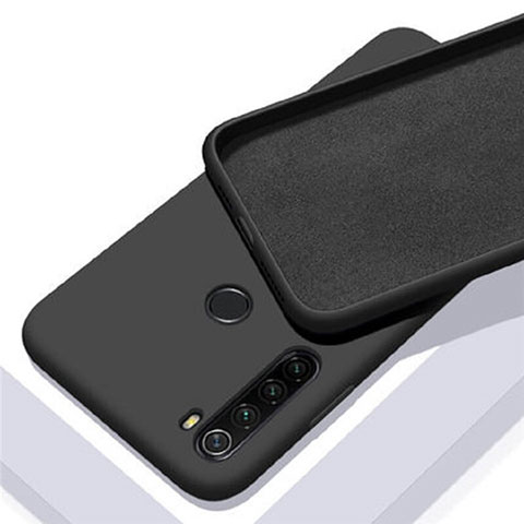 Silikon Hülle Handyhülle Ultra Dünn Schutzhülle Flexible 360 Grad Ganzkörper Tasche C05 für Xiaomi Redmi Note 8T Schwarz