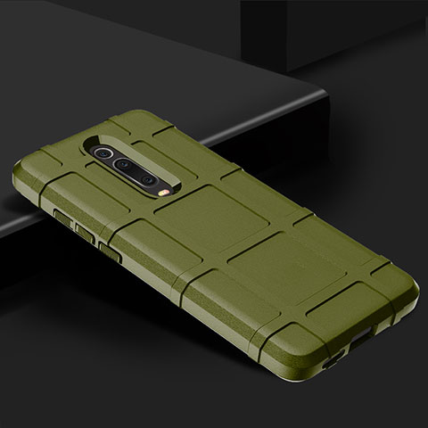Silikon Hülle Handyhülle Ultra Dünn Schutzhülle Flexible 360 Grad Ganzkörper Tasche C06 für Xiaomi Mi 9T Pro Grün