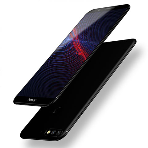 Silikon Hülle Handyhülle Ultra Dünn Schutzhülle für Huawei Enjoy 8e Schwarz