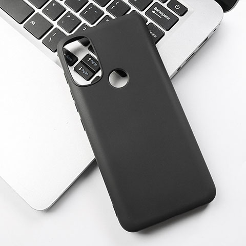 Silikon Hülle Handyhülle Ultra Dünn Schutzhülle für Motorola Moto G51 5G Schwarz