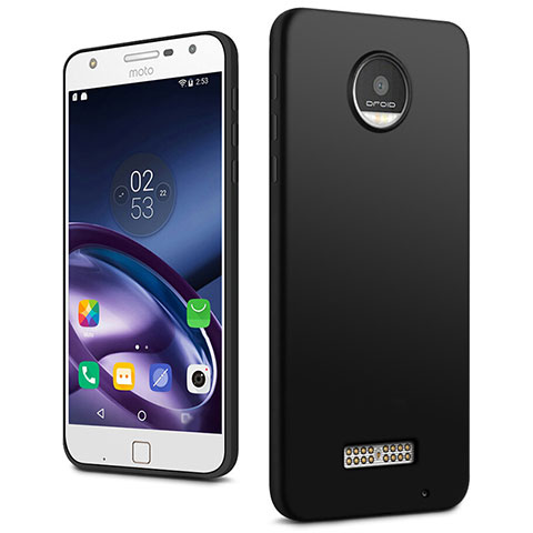 Silikon Hülle Handyhülle Ultra Dünn Schutzhülle für Motorola Moto Z Schwarz