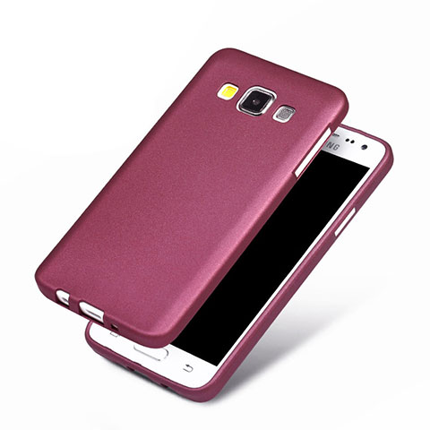 Silikon Hülle Handyhülle Ultra Dünn Schutzhülle für Samsung Galaxy DS A300G A300H A300M Violett