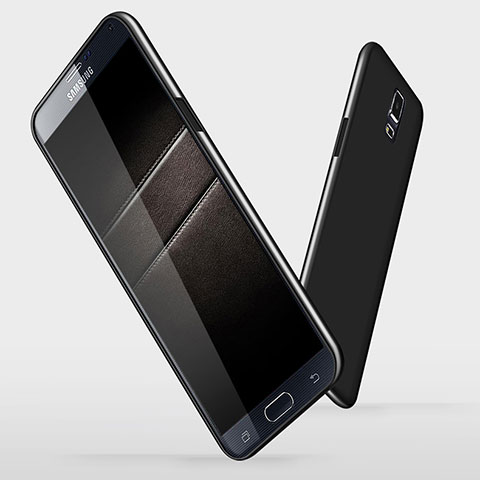 Silikon Hülle Handyhülle Ultra Dünn Schutzhülle S02 für Samsung Galaxy Note 4 Duos N9100 Dual SIM Schwarz
