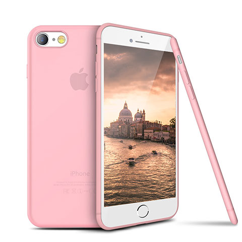 Silikon Hülle Handyhülle Ultra Dünn Schutzhülle S03 für Apple iPhone SE (2020) Rosa