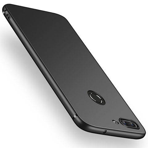 Silikon Hülle Handyhülle Ultra Dünn Schutzhülle S03 für Huawei Enjoy 7S Schwarz