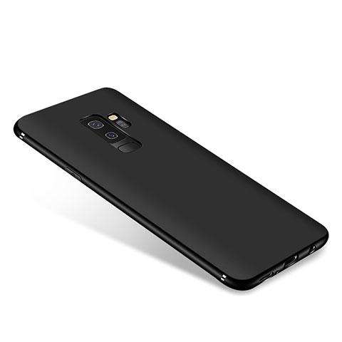 Silikon Hülle Handyhülle Ultra Dünn Schutzhülle S03 für Samsung Galaxy A6 Plus (2018) Schwarz