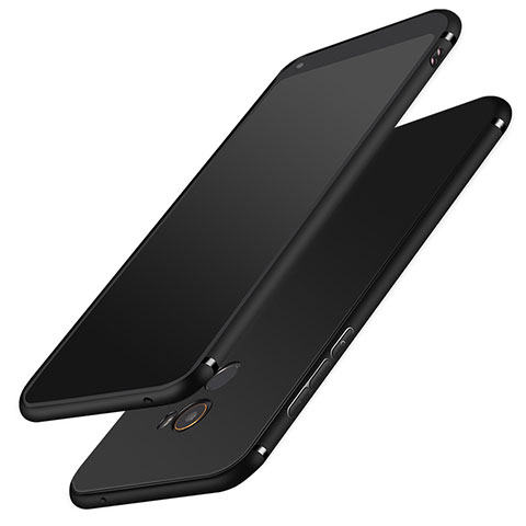 Silikon Hülle Handyhülle Ultra Dünn Schutzhülle S03 für Xiaomi Mi Mix 2 Schwarz