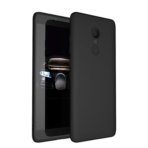 Silikon Hülle Handyhülle Ultra Dünn Schutzhülle S03 für Xiaomi Redmi Note 4 Schwarz