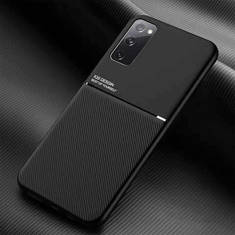 Silikon Hülle Handyhülle Ultra Dünn Schutzhülle Tasche Flexible mit Magnetisch für Samsung Galaxy S20 FE (2022) 5G Schwarz