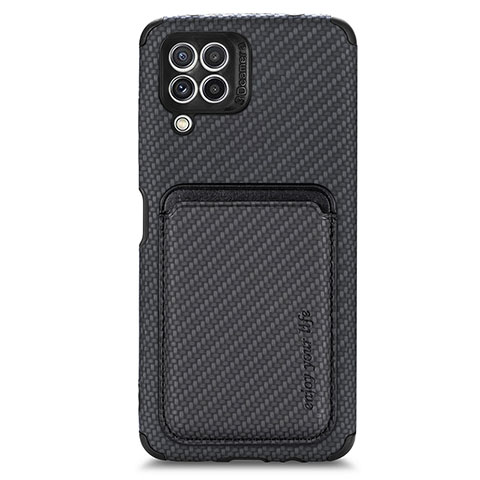 Silikon Hülle Handyhülle Ultra Dünn Schutzhülle Tasche Flexible mit Magnetisch S01D für Samsung Galaxy M32 4G Schwarz