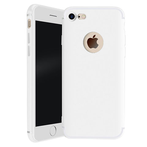 Silikon Hülle Handyhülle Ultra Dünn Schutzhülle Tasche H01 für Apple iPhone SE (2020) Weiß
