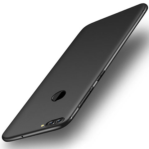 Silikon Hülle Handyhülle Ultra Dünn Schutzhülle Tasche S01 für Huawei P Smart Schwarz