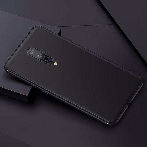 Silikon Hülle Handyhülle Ultra Dünn Schutzhülle Tasche S01 für OnePlus 7 Pro Schwarz