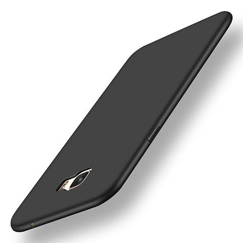 Silikon Hülle Handyhülle Ultra Dünn Schutzhülle Tasche S01 für Samsung Galaxy C7 SM-C7000 Schwarz