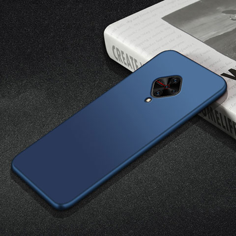 Silikon Hülle Handyhülle Ultra Dünn Schutzhülle Tasche S01 für Vivo X50 Lite Blau