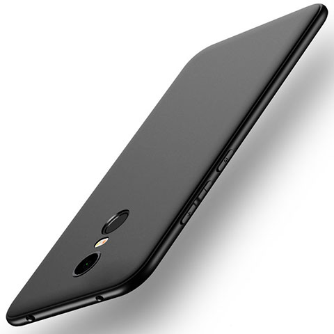 Silikon Hülle Handyhülle Ultra Dünn Schutzhülle Tasche S01 für Xiaomi Redmi 5 Plus Schwarz