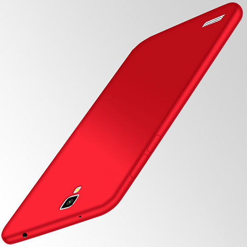 Silikon Hülle Handyhülle Ultra Dünn Schutzhülle Tasche S01 für Xiaomi Redmi Note 4G Rot