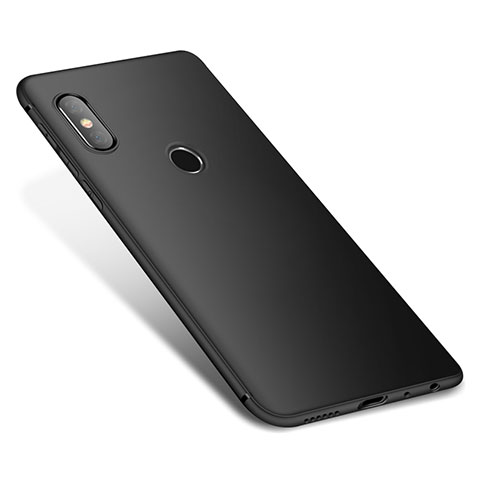 Silikon Hülle Handyhülle Ultra Dünn Schutzhülle Tasche S01 für Xiaomi Redmi Note 5 AI Dual Camera Schwarz