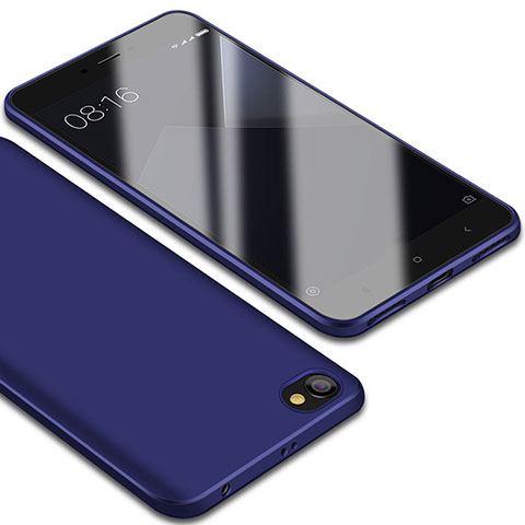 Silikon Hülle Handyhülle Ultra Dünn Schutzhülle Tasche S01 für Xiaomi Redmi Note 5A Standard Edition Blau