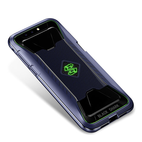 Silikon Hülle Handyhülle Ultra Dünn Schutzhülle Tasche S02 für Xiaomi Black Shark Blau