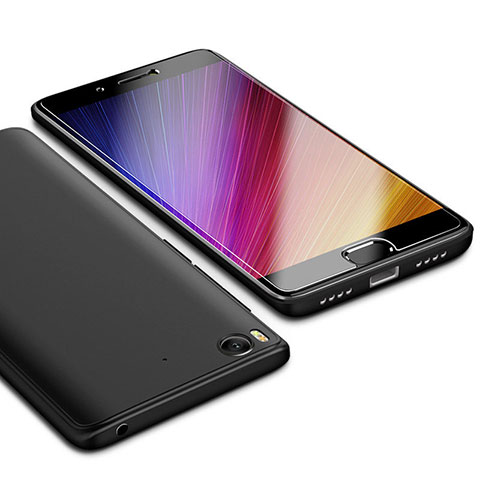 Silikon Hülle Handyhülle Ultra Dünn Schutzhülle Tasche S02 für Xiaomi Mi 5S Schwarz