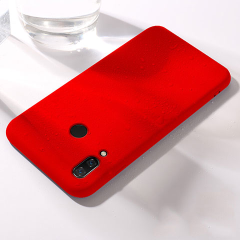 Silikon Hülle Handyhülle Ultra Dünn Schutzhülle Tasche S05 für Huawei Honor 8X Rot
