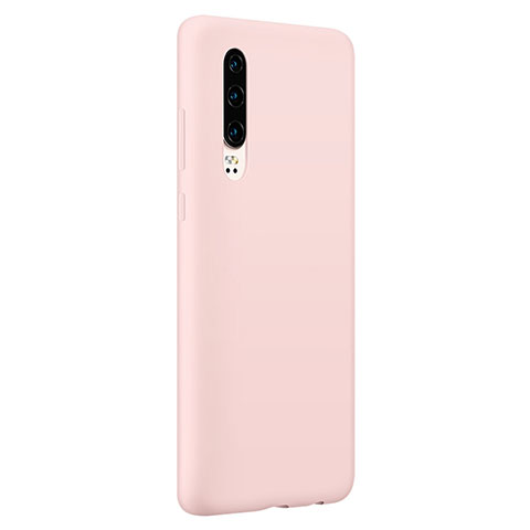 Silikon Hülle Handyhülle Ultra Dünn Schutzhülle Tasche S05 für Huawei P30 Rosa