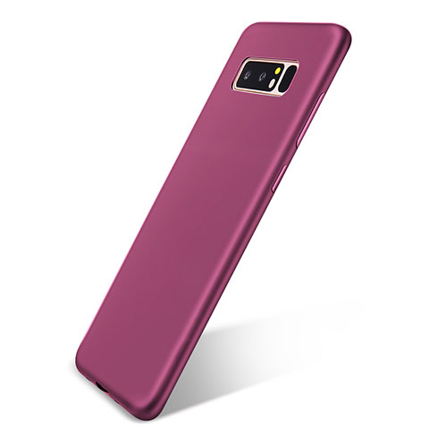Silikon Hülle Handyhülle Ultra Dünn Schutzhülle Tasche S05 für Samsung Galaxy Note 8 Duos N950F Violett