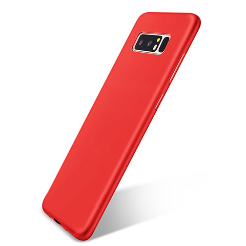 Silikon Hülle Handyhülle Ultra Dünn Schutzhülle Tasche S05 für Samsung Galaxy Note 8 Rot