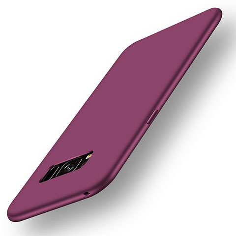Silikon Hülle Handyhülle Ultra Dünn Schutzhülle Tasche S05 für Samsung Galaxy S8 Plus Violett