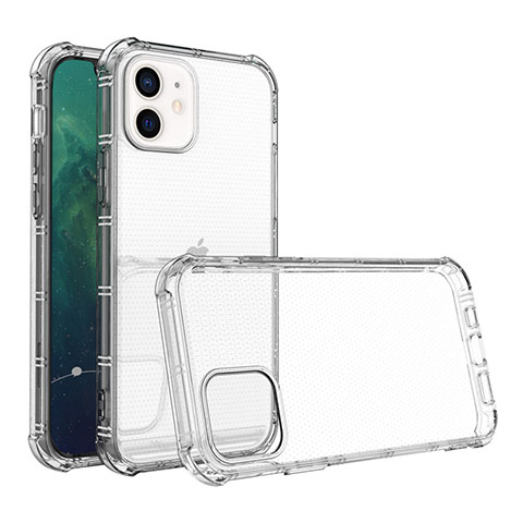 Silikon Hülle Handyhülle Ultradünn Tasche Durchsichtig Transparent für Apple iPhone 12 Klar