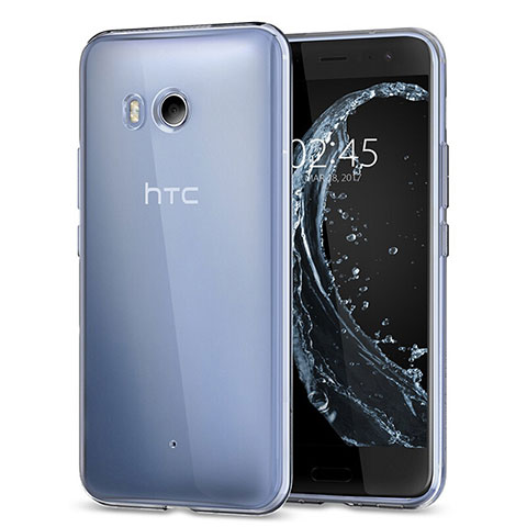 Silikon Hülle Handyhülle Ultradünn Tasche Durchsichtig Transparent für HTC U11 Klar
