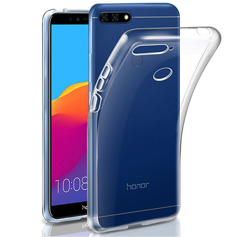 Silikon Hülle Handyhülle Ultradünn Tasche Durchsichtig Transparent für Huawei Honor 7A Klar