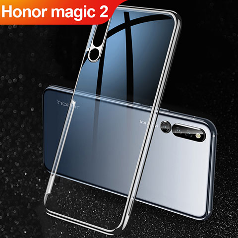 Silikon Hülle Handyhülle Ultradünn Tasche Durchsichtig Transparent für Huawei Honor Magic 2 Schwarz