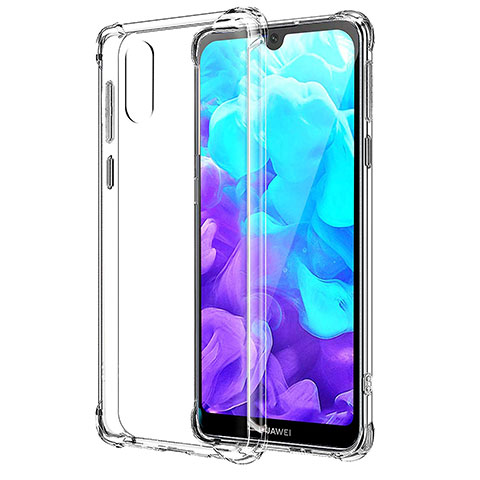 Silikon Hülle Handyhülle Ultradünn Tasche Durchsichtig Transparent für Huawei Y5 (2019) Klar