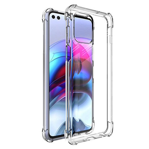 Silikon Hülle Handyhülle Ultradünn Tasche Durchsichtig Transparent für Motorola Moto G100 5G Klar