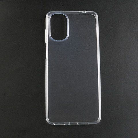 Silikon Hülle Handyhülle Ultradünn Tasche Durchsichtig Transparent für Motorola Moto G22 Klar