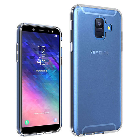 Silikon Hülle Handyhülle Ultradünn Tasche Durchsichtig Transparent für Samsung Galaxy A6 (2018) Klar