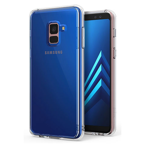 Silikon Hülle Handyhülle Ultradünn Tasche Durchsichtig Transparent für Samsung Galaxy A8+ A8 Plus (2018) A730F Klar