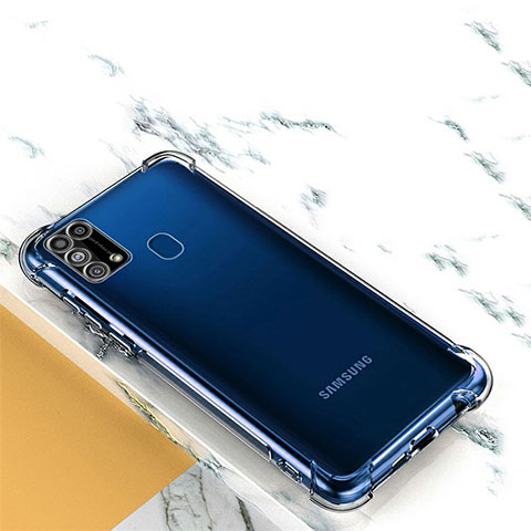 Silikon Hülle Handyhülle Ultradünn Tasche Durchsichtig Transparent für Samsung Galaxy M21s Klar