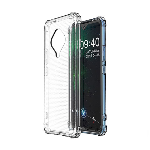 Silikon Hülle Handyhülle Ultradünn Tasche Durchsichtig Transparent für Vivo X50e 5G Klar