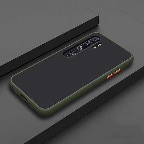 Silikon Hülle Handyhülle und Kunststoff Schutzhülle Tasche R02 für Xiaomi Mi Note 10 Grün