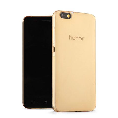 Silikon Hülle Ultra Dünn Schutzhülle Durchsichtig Transparent für Huawei Honor 4X Gold
