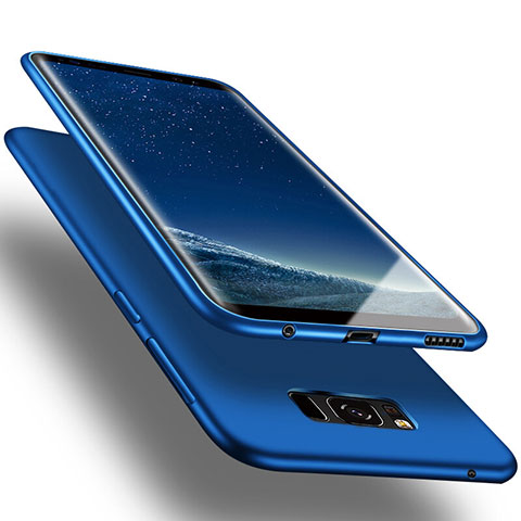 Silikon Schutzhülle Gummi Tasche für Samsung Galaxy S8 Blau