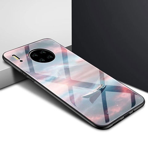 Silikon Schutzhülle Rahmen Tasche Hülle Spiegel für Huawei Mate 30 5G Plusfarbig